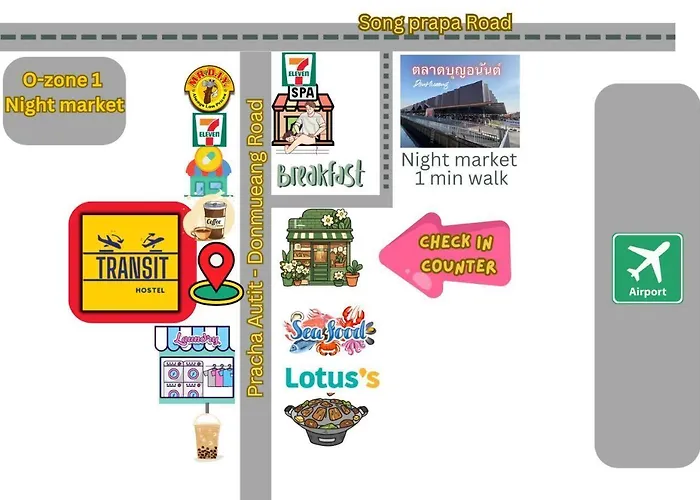 Hostel Transit Donmueang Airport Bangkok
